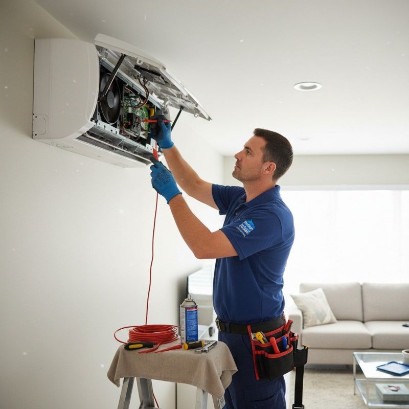 Ductless Ac Installation detail